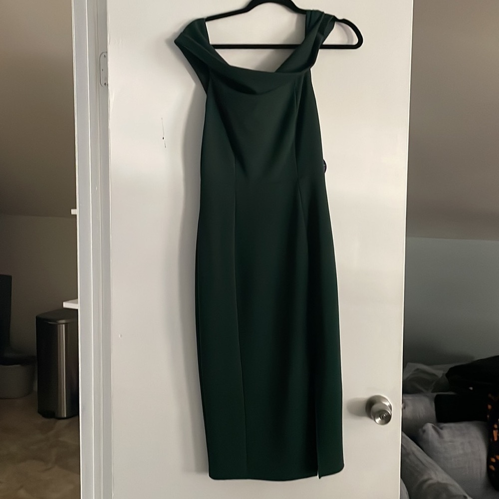 MIDI dress green